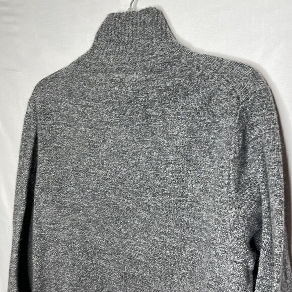 J.Crew Mercantile Quarter Zip Nylon/Lambs Wool Blend Gray Men’s Sweater. Size Lg - Picture 6 of 9
